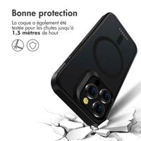 Accezz Coque Givrée Robuste avec MagSafe Apple iPhone 14 Pro - Noir