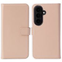 Selencia Étui portefeuille en cuir véritable Samsung Galaxy S26 Plus - Dusty Pink