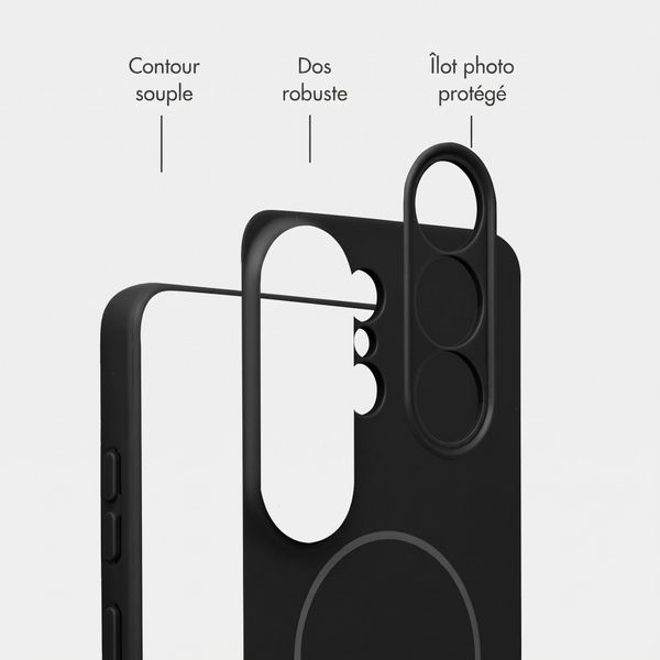 Accezz Coque Grip avec MagSafe Samsung Galaxy S26 Ultra - Noir