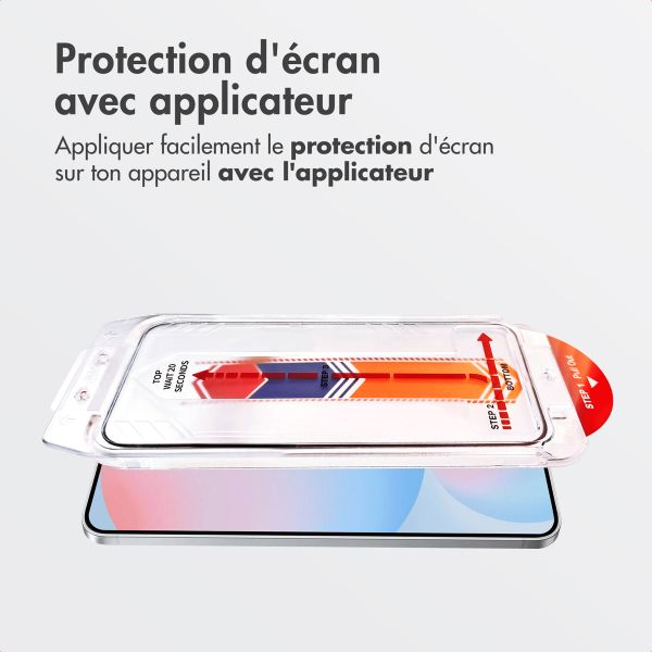 Accezz Protecteur d'écran en verre trempé + Applicateur Samsung Galaxy S24 FE