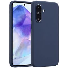 Accezz Coque Liquid Silicone Samsung Galaxy A36 / A56 - Bleu foncé