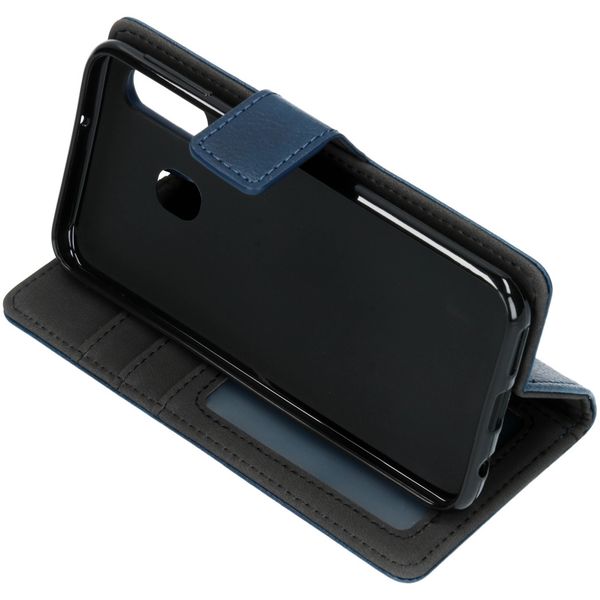 imoshion Étui de télephone portefeuille de luxe Samsung Galaxy A40 - Bleu foncé