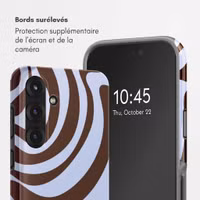 Selencia Coque arrière Vivid Samsung Galaxy S25 - Dream Swirl Chocolate