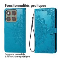 imoshion Etui de télephone Mandala Motorola Edge 70 - Turquoise