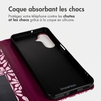 imoshion Étui de télephone portefeuille Design Samsung Galaxy A17 (5G) / (4G) - Bloom Love Blush