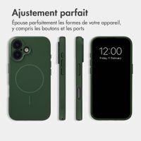 Accezz Coque Grip avec MagSafe Apple iPhone 16 - Vert foncé