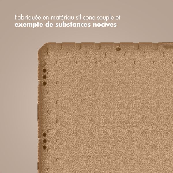 imoshion Coque kidsproof avec poignée Samsung Galaxy Tab A11 Plus / A9 Plus - Beige