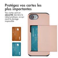 imoshion Coque arrière avec porte-cartes Apple iPhone 17e / 16e - Rose Doré