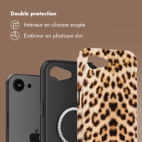 Selencia Coque arrière Vivid avec MagSafe Apple iPhone 17e / 16e - Wild Leo