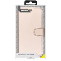 Accezz Étui de télephone Wallet Apple iPhone 12 Pro Max - Doré