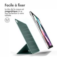 imoshion Magnetic etui de téléphone portefeuille Apple iPad Air 11 pouces (2026) M4 / (2025) M3 / (2024) M2 / Air 5 (2022) / Air 4 (2020) - Vert foncé