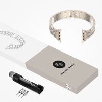 Selencia Bracelet à maillons scintillants Apple Watch | 38/40/41/42 mm - Champagne Gold