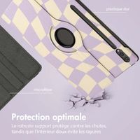 imoshion Coque Design rotatif à 360° Samsung Galaxy Tab S10 Ultra / Tab S9 Ultra - Dancing Cubes