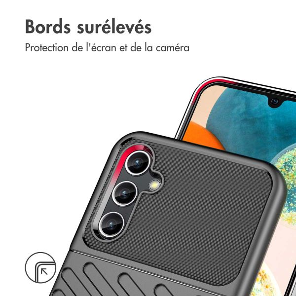 imoshion Coque arrière Thunder Samsung Galaxy A14 (5G/4G) - Noir