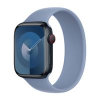 Apple 2 Pack Bracelet Boucle unique en Silicone Apple Watch | 44/45/46/49 mm - Taille 8 - Winter Blue/ Sprout Green