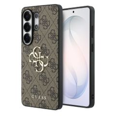 Guess Coque 4G Metal Logo Backcover Samsung Galaxy S26 Ultra - Marron