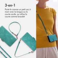 imoshion Etui de télephone portefeuille avec cordon Samsung Galaxy A55 - Turquoise