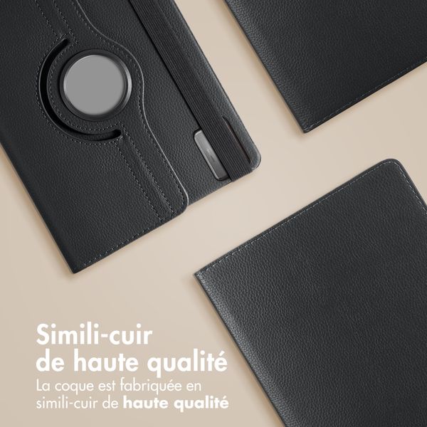 imoshion Coque tablette rotatif à 360° Lenovo Idea Tab - Noir
