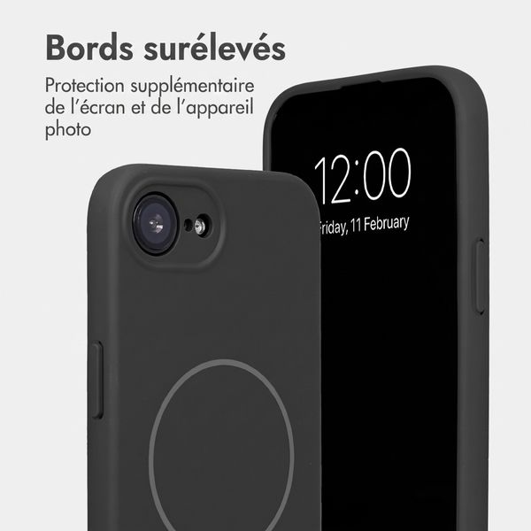 Accezz Coque Grip avec MagSafe Apple iPhone 17e / 16e - Noir