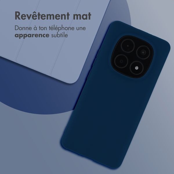 imoshion Coque Couleur Xiaomi Redmi Note 15 (4G) - Bleu foncé