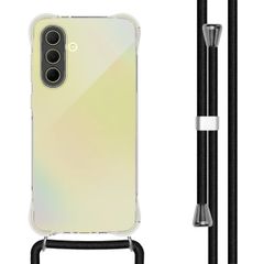 imoshion Coque arrière transparente avec cordon Samsung Galaxy A36 - Noir