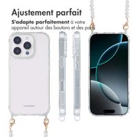 imoshion Coque avec cordons de téléphone Apple iPhone 16 Pro Max - Perles
