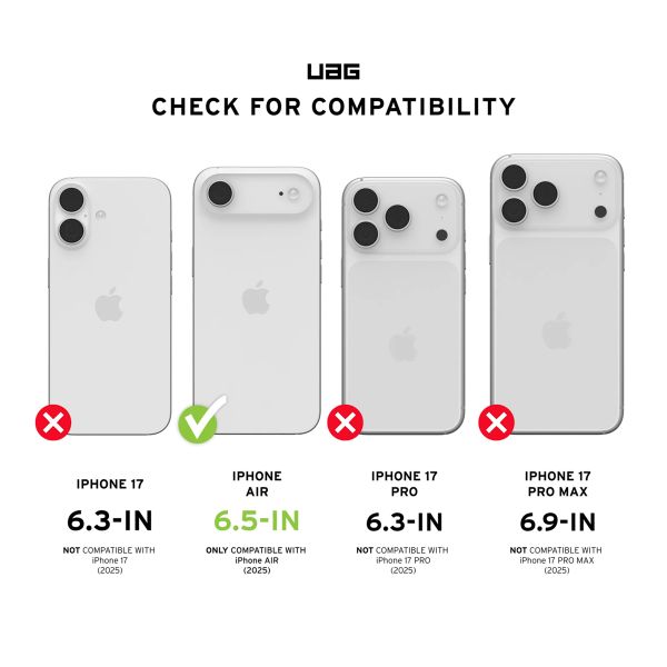 UAG Protection d'écran en verre trempé Shield Plus Apple iPhone Air