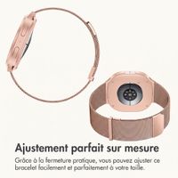 imoshion Bracelet magnétique milanais Samsung Galaxy Watch 9 (40/44mm) / Watch 8 (40/44mm) / Classic (46mm) - Rose Gold