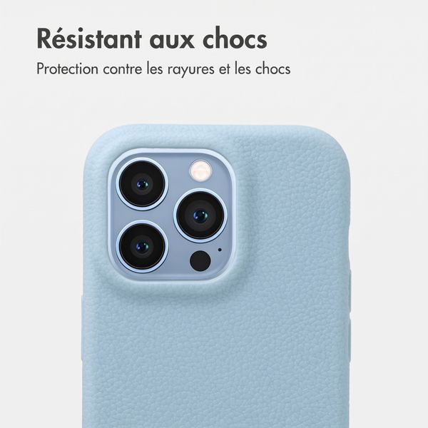 imoshion Coque arrière Texture Apple iPhone 13 Pro - Bleu clair