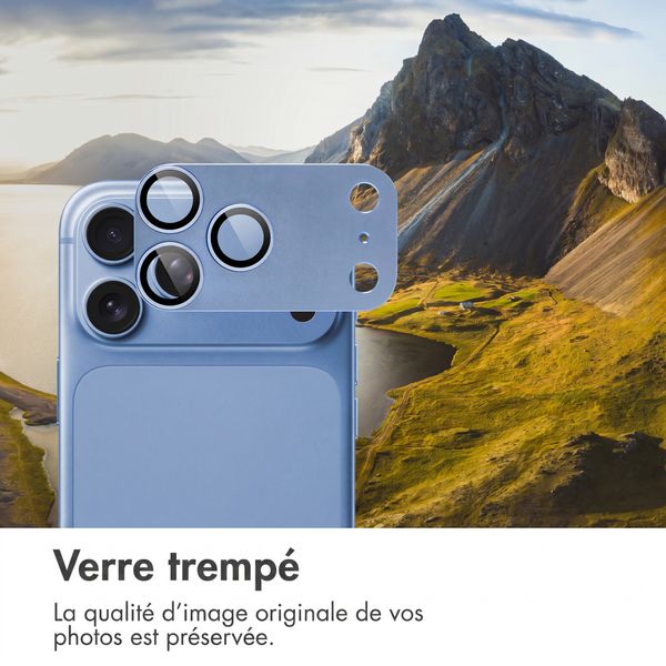 imoshion Protection Caméra en verre trempé 2 Pack pour l'Apple iPhone 18 Pro Max - Light Blue