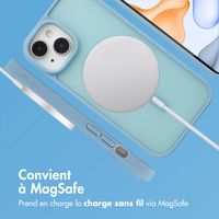 imoshion Coque Color Guard avec MagSafe Apple iPhone 15 - Bleu clair
