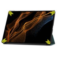 imoshion Coque tablette Trifold Galaxy Tab S8 Ultra - Vert foncé