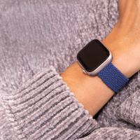imoshion Bracelet nylon tissé Apple Watch | 38/40/41/42 mm - Bleu foncé