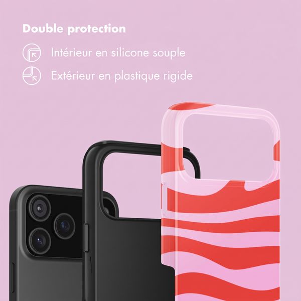 Selencia Coque arrière Vivid Apple iPhone 18 Pro - Dream Swirl Pink