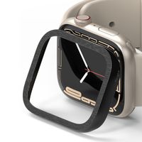 Ringke Style de lunette Apple Watch 7 / 8 / 9 - 41 mm - Hairline Plain Silver