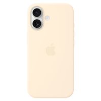 Apple Coque en silicone avec MagSafe Apple iPhone 17 - Vanilla