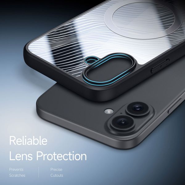 Dux Ducis Coque arrière Aimo avec MagSafe Apple iPhone 16 - Transparent