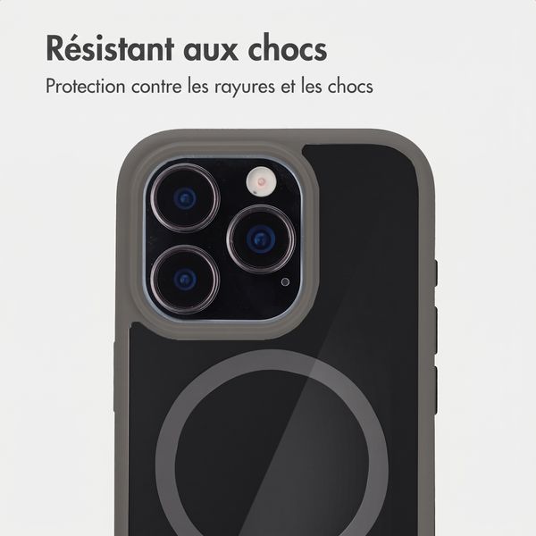 Accezz Coque arrière Hold avec MagSafe Apple iPhone 16 Pro - Grey