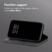 imoshion Étui de téléphone portefeuille Slim Oppo Reno 16 F - Noir