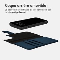imoshion Étui portefeuille luxe 2-en-1 amovible Apple iPhone 13 Pro - Bleu