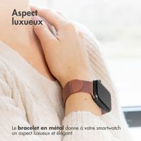 imoshion Bracelet magnétique milanais Apple Watch | 44/45/46/49 mm - Taille S - Rose