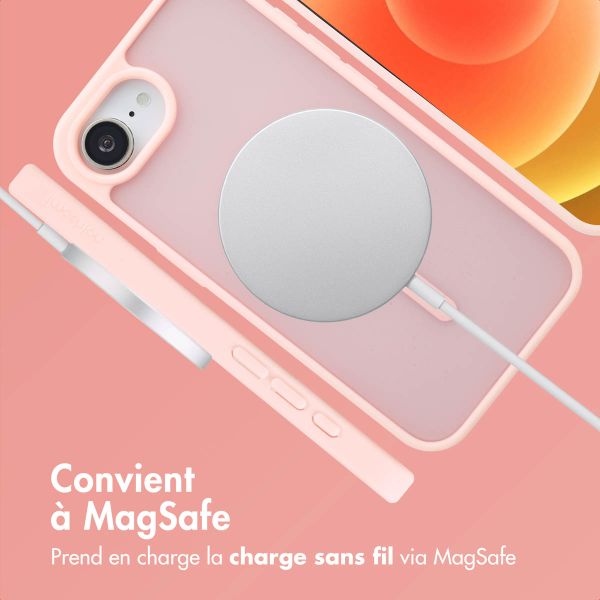 imoshion Coque Color Guard avec MagSafe Apple iPhone 17e / 16e - Rose clair
