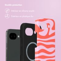 Selencia Coque arrière Vivid avec MagSafe Google Pixel 10a - Dream Swirl Pink