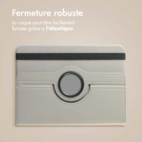 imoshion Coque tablette rotatif à 360° Samsung Galaxy Tab A11 Plus / A9 Plus - Gris