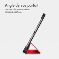 imoshion Coque tablette Trifold Samsung Galaxy Tab A11 Plus - Rouge