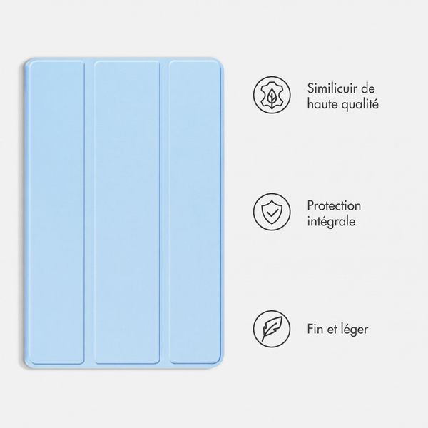 imoshion Coque tablette Trifold Apple iPad Air 13 pouces (2026) M4 / (2025) M3 / (2024) M2 - Bleu clair