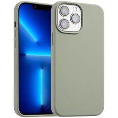 Accezz Coque Liquid Silicone avec MagSafe Apple iPhone 13 Pro Max - Cooper Green