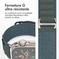 imoshion Bracelet en nylon Alpine Apple Watch | 44/45/46/49 mm - Bleu
