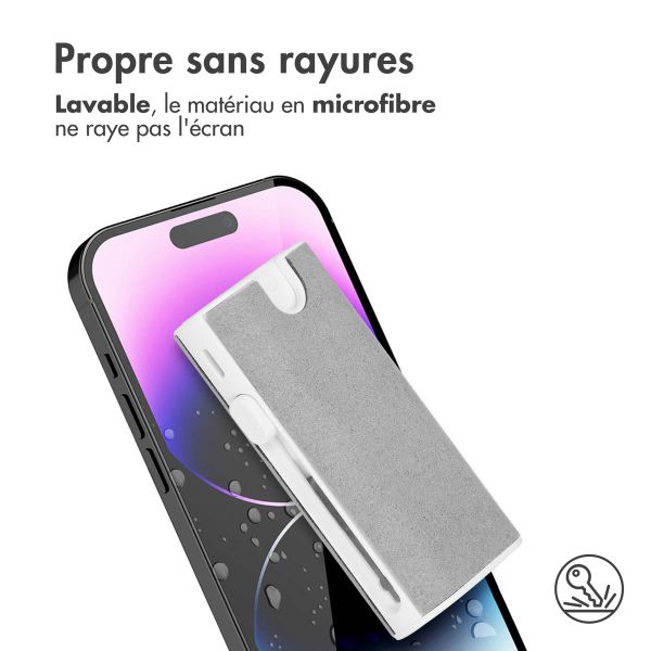 imoshion 5 en 1 Kit de Nettoyage Apple AirPods - Outil de nettoyage pour Apple AirPods, smartphones et écouteurs