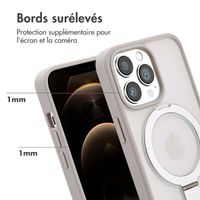 Accezz Coque Ring Stand avec MagSafe Apple iPhone 13 Pro - Gris